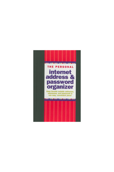 Peter Pauper Press The Personal Internet Address & Password Organizer