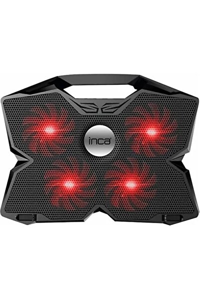 Inca INC-3280 3 Tutacaklı 4 Fanlı Led Işık 11"-17" Led Notebook Soğutucu( Fan...