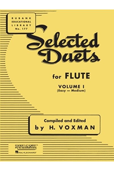 Rubank Publications Selected Duets for Flute: Volume 1 - Easy to Medium