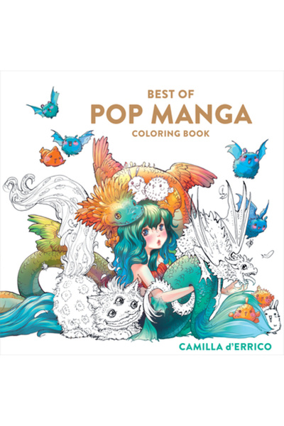 Watson Guptill Pubn Best of Pop Manga Coloring Book