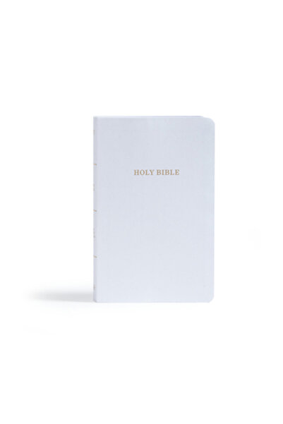 Holman A J KJV Gift and Award Bible, White Imitation Leather