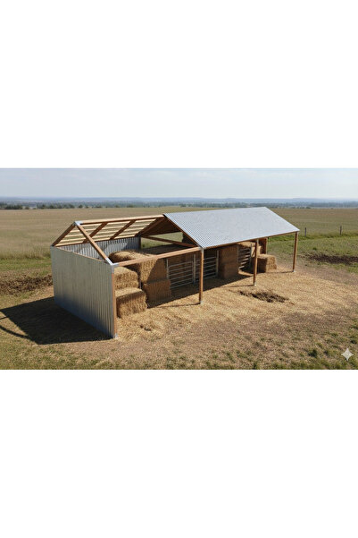 Orb Enerji Mandıra İçin Ahşap Birleştirme Aparatları 10 x 10 cm Ebatlarında A...
