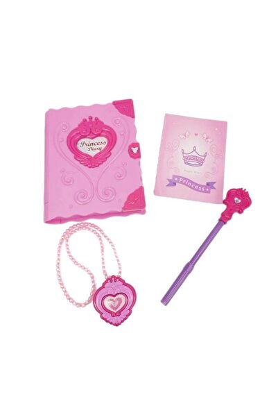 DavidaHome Set jurnal, stilou cu scris invizibil si colier lumina, 4 piese, 3...