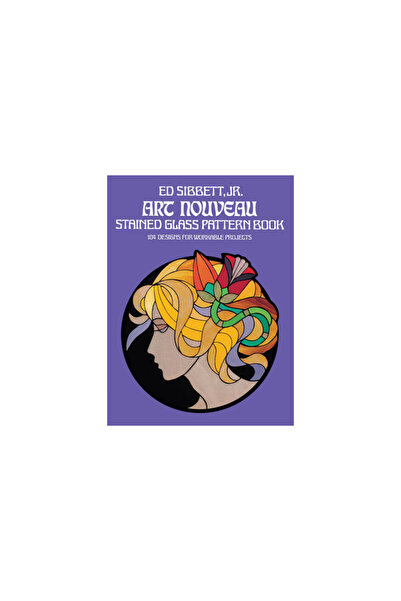 Dover Publications Art Nouveau Stained Glass Pattern Book