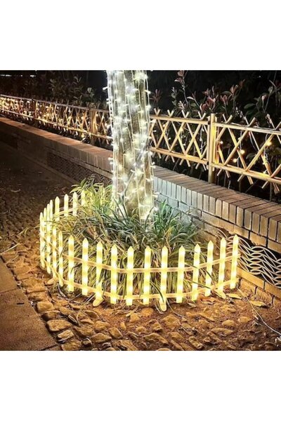OEM Decorative LED Fence for Interior or Exterior, Connectable, 3-meter length, 8 Light Modes, 220W, War