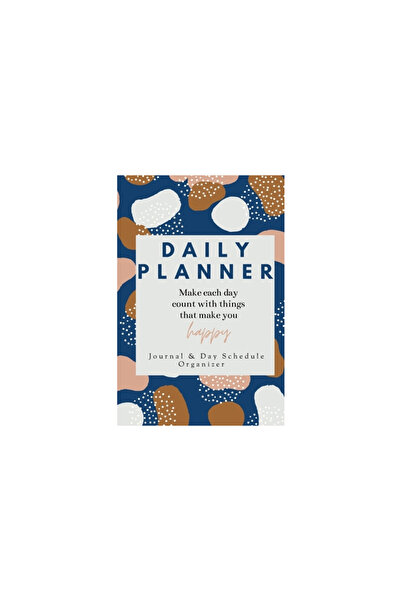 Tokyodaigakushuppankai Daily Planner Make each day count with things that make you Happy Journal & Day Schedule Organizer: