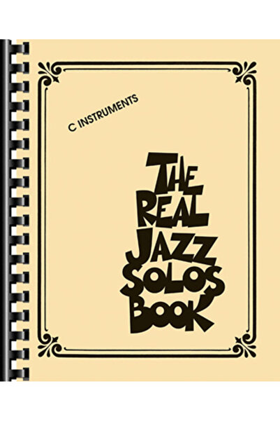 Mercer Univ Pr The Real Jazz Solos Book: C Instruments