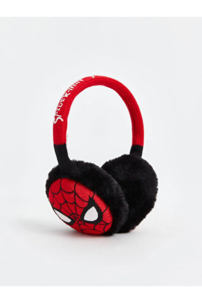 LC Waikiki Lcw Accessories Red Spider-Man Printed Plush Boys' Headphones