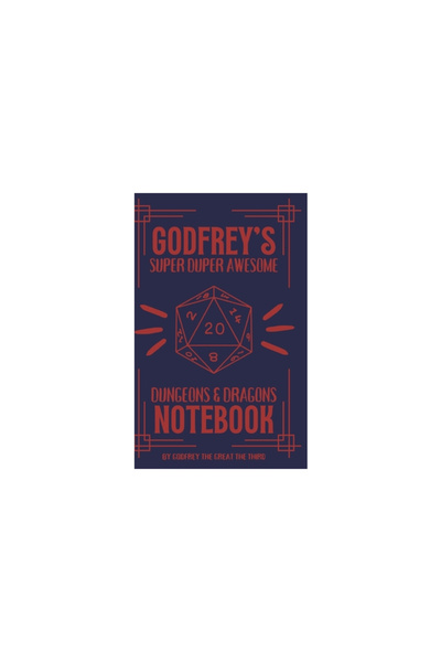 Blurb Inc Godfrey's Super Duper Awesome Dungeons and Dragons Notebook