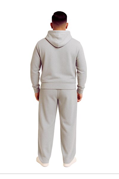 WAFRA Men's 2 Thread Hooded Ribbed Baggy Tracksuit Set