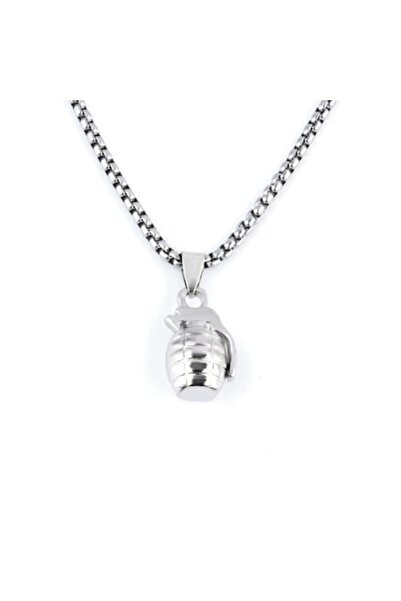 xUPING Colier cu pandantiv în formă de grenadă, placat cu aur de 18K, culoare...