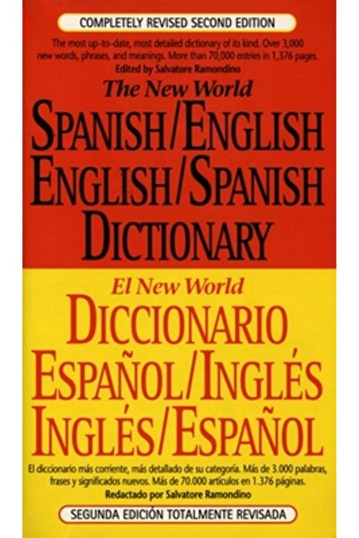 Signet Book The New World Spanish/English, English/Spanish Dictionary