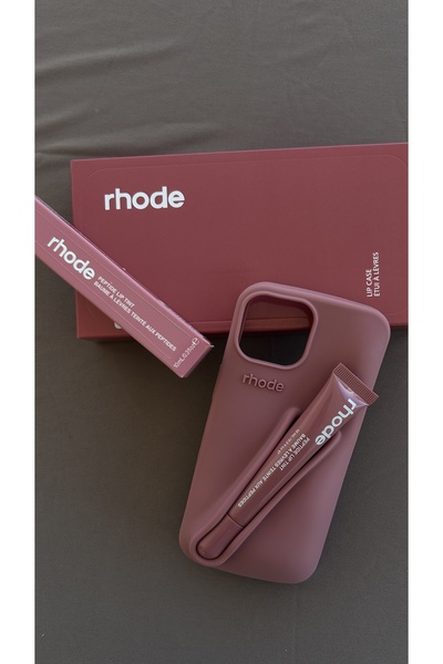 StoreCase İphone 13-14-15 Uyumlu Rhode Kılıf + Salty Tan Ruj