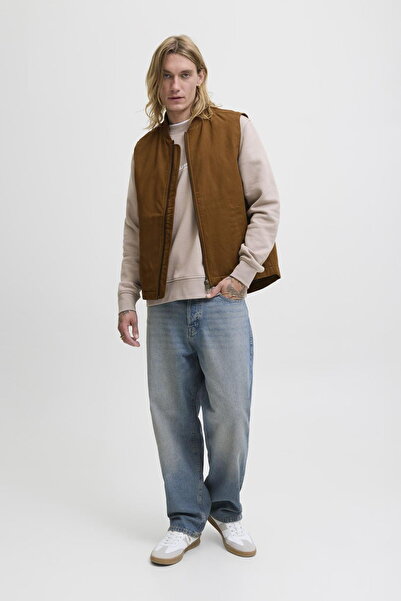 Jack & Jones Чоловічий бейсбольний жилет з коміром - Dover