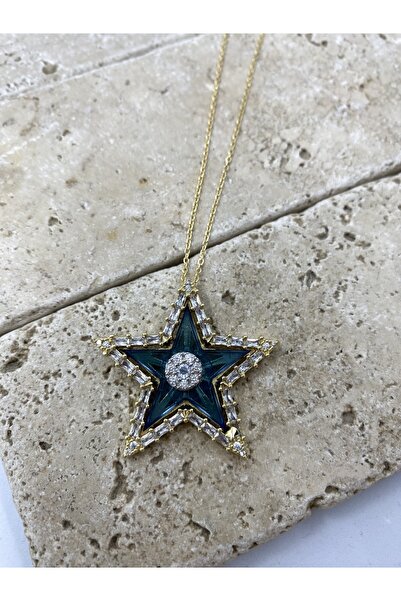 Byoz store Steel Gold Chain Star Pendant Women's Crispy Necklace