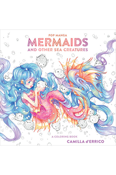 Watson Guptill Pubn Pop Manga Mermaids and Other Sea Creatures: A Coloring Book