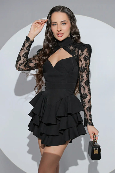 Prive Boutique Φόρεμα με δαντέλα από ζάχαρη