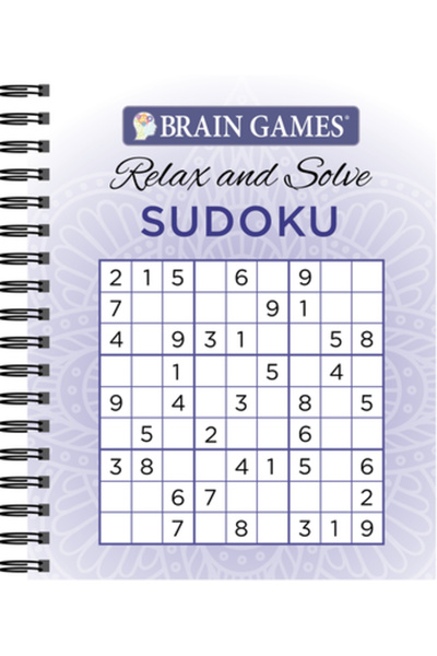 Pubn Intl Brain Games Relax N Solve Sudoku Puzzles