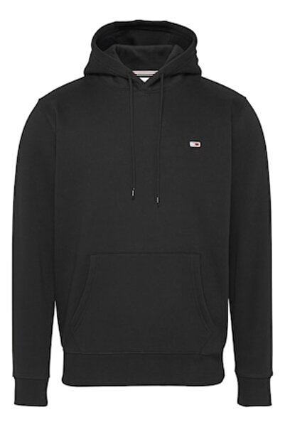 Tommy Jeans - Regular Fit Hoodie with Kangaroo Pocket, Black, XL
