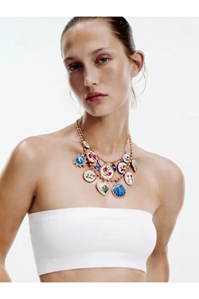 Bo Takı ve Aksesuar 2 li palmiye kolye seti