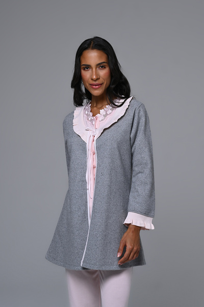 Marilyn Club Set de pijamale pentru femei cu halat de dimineata Set de 3 piese