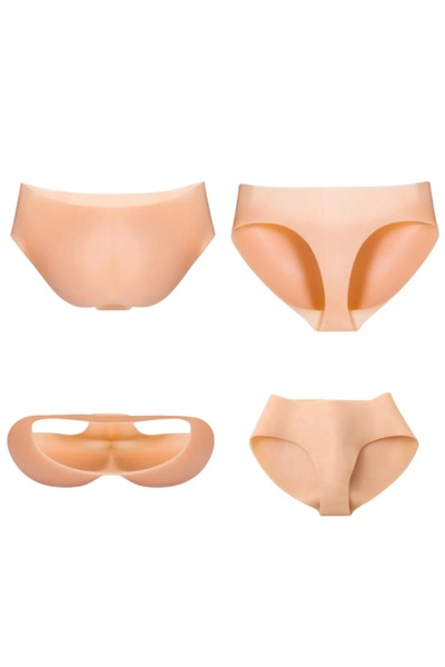 VEYA Seamless Skin Tone Natural Silicone Panty, Silicone Pants, Silicone Panty Shorts, Silicone Panty