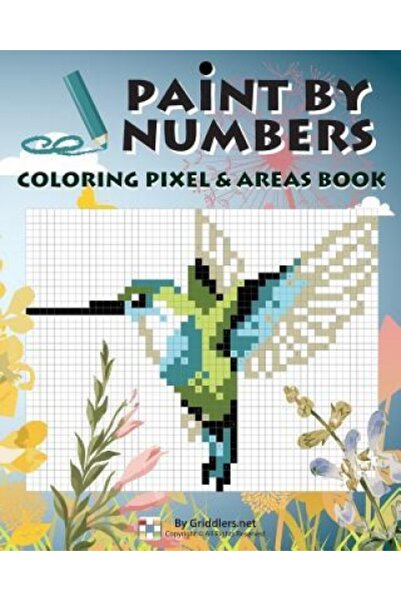 BIBLIOBAZAAR Pictură după numere: Carte de colorat cu pixeli și zone