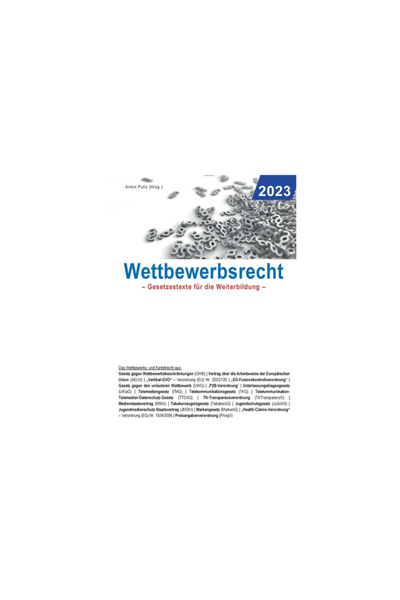 Books On Demand Wettbewerbsrecht 2023: Gesetzestexte f