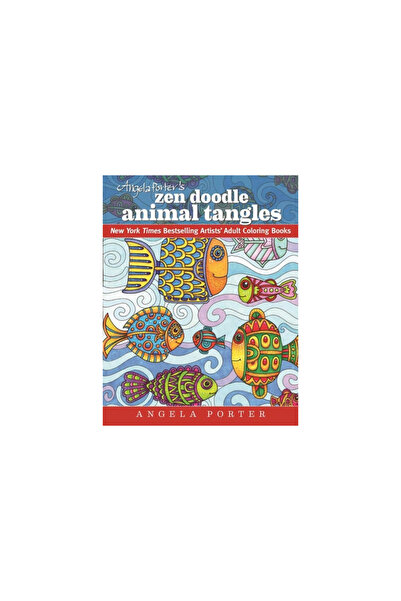 Racehorse Pub Angela Porter's Zen Doodle Animal Tangles: New York Times Bests...