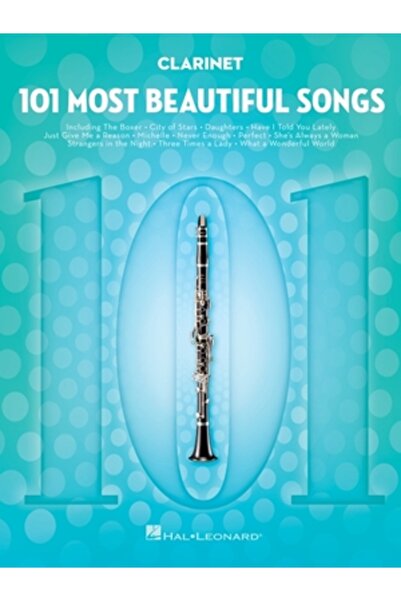 Hal Leonard Pub Co 101 Most Beautiful Songs for Clarinet: For Clarinet