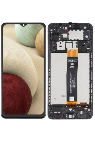 Other Ecran LCD original Samsung Galaxy A12 Nacho SM-A127, ramă neagră