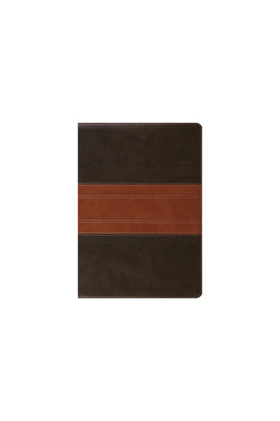 Crossway Books Biblia de studiu ESV, litere mari (Trutone, pădure/bronz, desi...