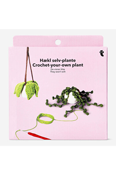 Flying Tiger Copenhagen Kendin Yap Tığ İşi Yeşil Bitki Kiti