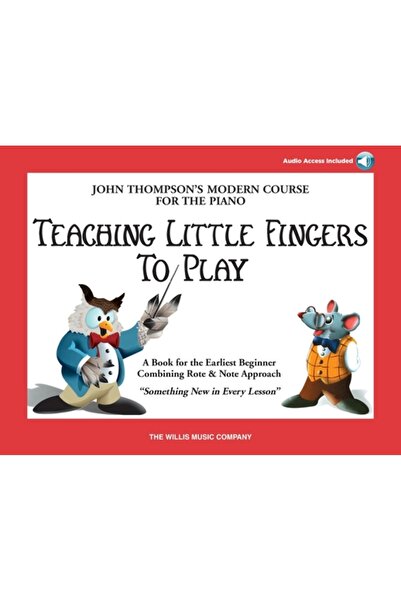 Willis Music Co Învățarea degetelor mici să cânte - Pachet carte/CD: Carte/CD