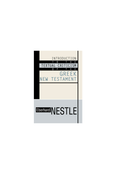 W W Norton & Co Inc Introducere în critica textuală a Noului Testament grecesc