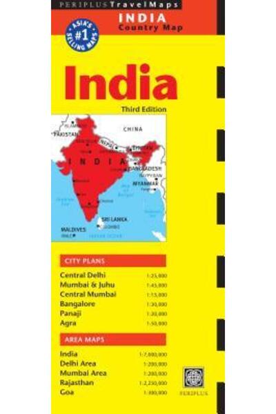 Periplus Ed India Travel Map Third Edition