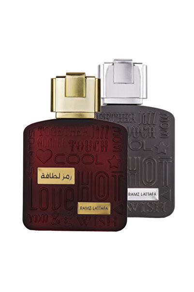 lattafa Pachet 2 parfumuri Best Seller, Ramz Silver 100 ml si Ramz Gold 100 ml