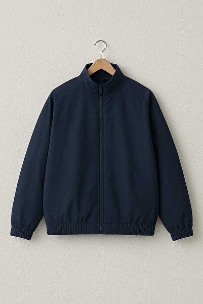 ModaTEKS Unisex Paraşüt Kumaş Oversize astarsız Rüzgarlık Yağmurluk