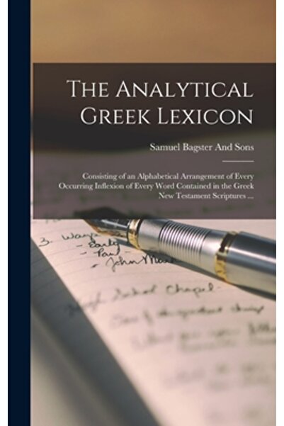 Legare Street Pr Lexiconul grecesc analitic: constând dintr-un aranjament alf...