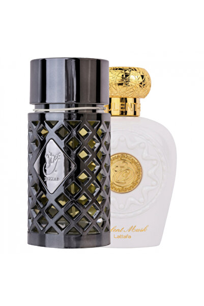 lattafa Pachet 2 parfumuri Opulent Musk 100 ml si Jazzab Silver 100 ml