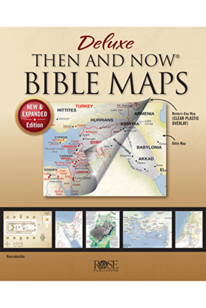 Rose Pub Inc Carte: Hărți biblice de lux de atunci și de acum 2.0: Ediție nou...