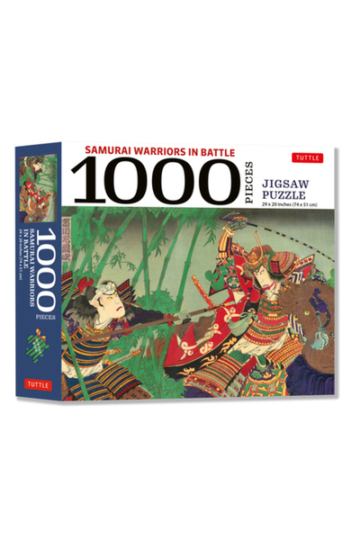 Tuttle Pub Samurai Warriors in Battle- 1000 Piece Jigsaw Puzzle: Finished Size 29 X 20 (74 X 51 CM)