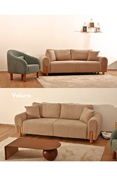 Velura Home & Living Mora Bohem Koltuk Takımı (3+3+1) & Oturma Grubu
