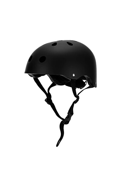 heugers Bisiklet Kaskı – Bisiklet, Scooter, Kaykay, Dağcılık ve Arama Kurtarma Uyumlu 51-58 cm SİYA