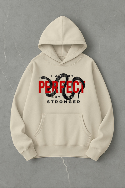 LORVEX Not Perfect Imprimare Digitală Oversize Unisex Swea tricou