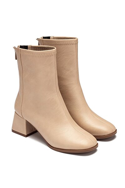 Dedos Cizme de zi cu zi cu toc pentru femei cu fermoar 4210