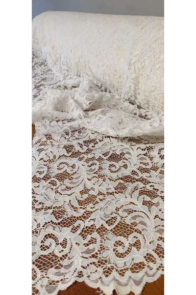 River Fabrics Eleni Dantel Ekru