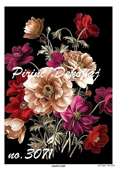 LİNEART Pirinç Dekopaj Kağıdı No:L3071- 29x42cm