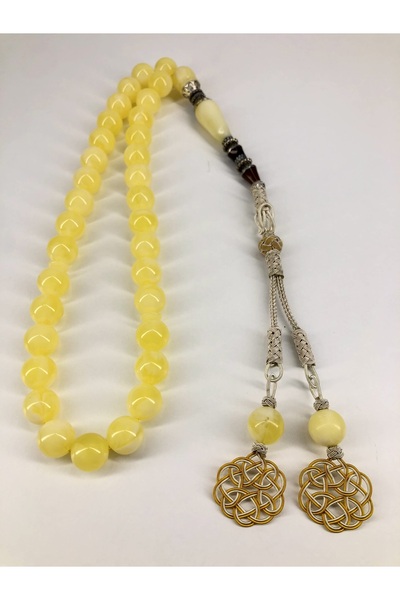 Black Sea Port Kazaz Püsküllü Özel İmameli Beyrut Sıkma Kehribar Tesbih