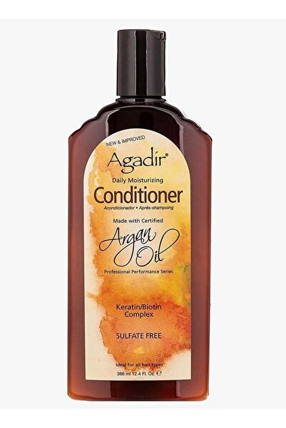 Agadir بلسم مرطب يومي بخلاصة الأرغان لجميع أنواع الشعر 366 مل